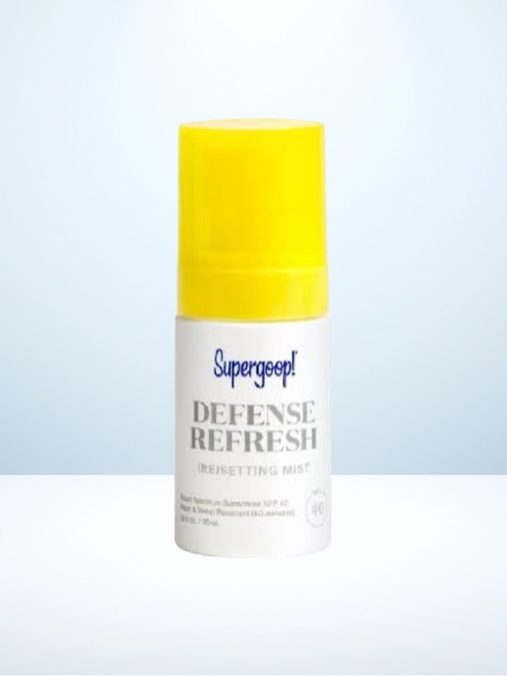 Supergoop! Defense Refresh Resetting Mist - Yellow